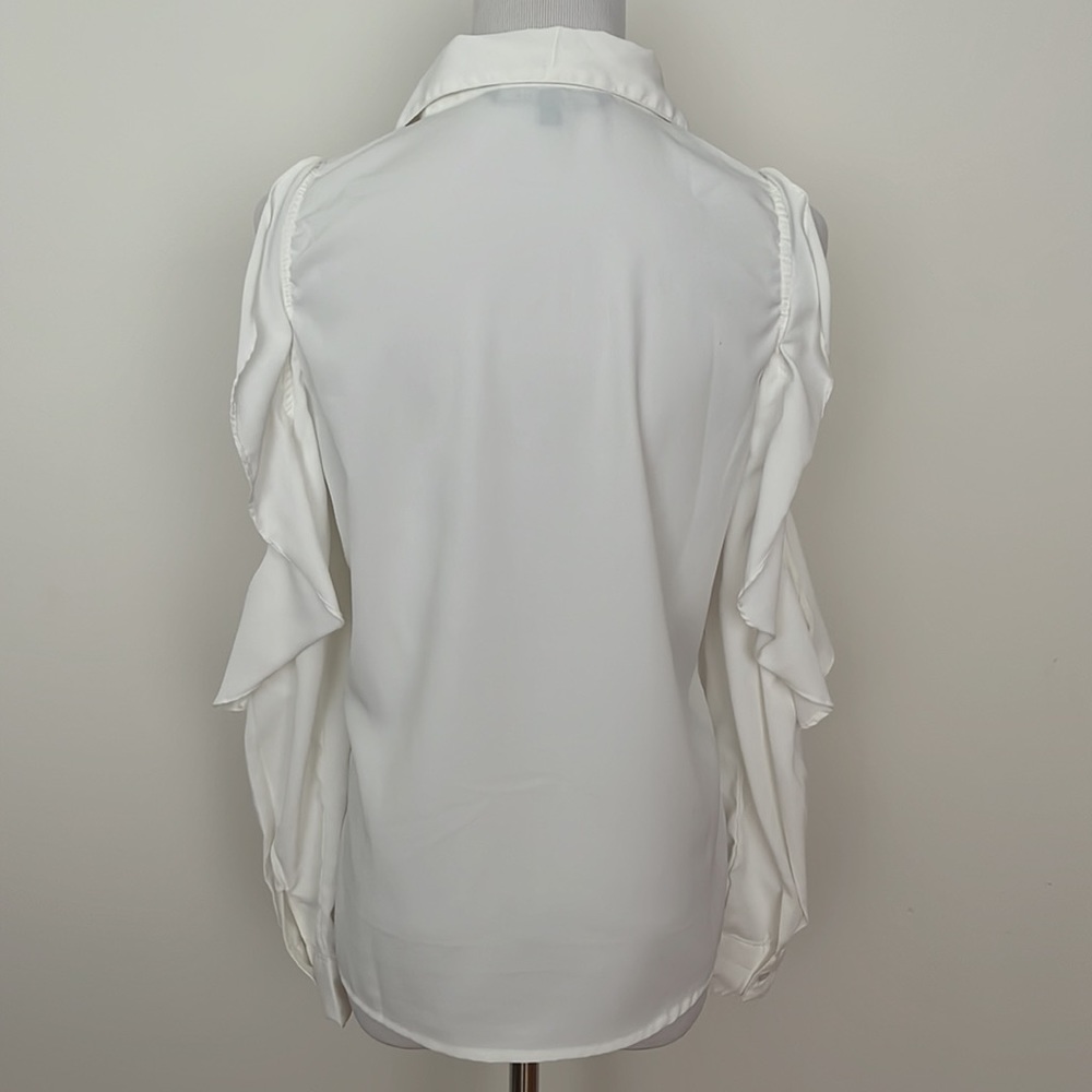 Walter Baker Open Shoulder Button Down Shirt - image 7